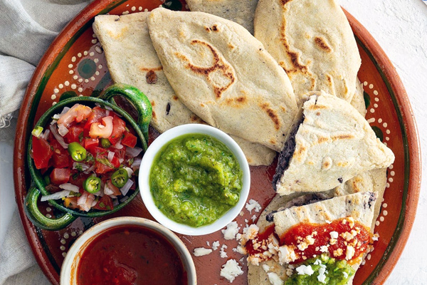 Mexican Tlacoyo with Fava Beans